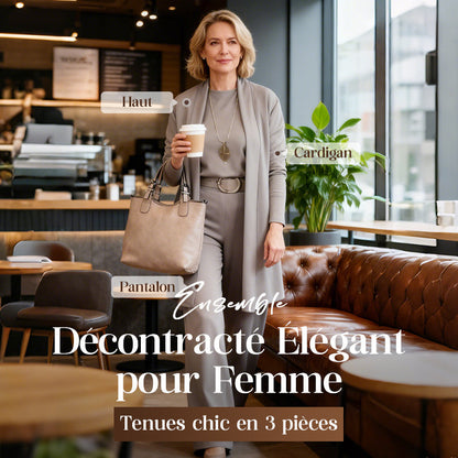 ⏰50% pour temps limité🍂Ensemble 3 Pièces Élégant - Confort Doux et Style Polyvalent 💼📦