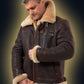 📢📢50% de réduction !!! ✨VESTE BOMBER EN PEAU DE MOUTON