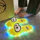 👣👣De jolies pantoufles aux motifs de dessins animés qui brillent dans le noir