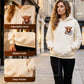 🐮💛 Sweat à Capuche Highland Cow Doublé Polaire – Ultra Doux & Confortable pour les Soirées Fraîches