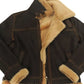 📢📢50% de réduction !!! ✨VESTE BOMBER EN PEAU DE MOUTON