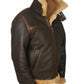 📢📢50% de réduction !!! ✨VESTE BOMBER EN PEAU DE MOUTON