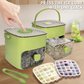 🧊Machine à glace portable avec couvercle et bac de rangement (48 glaçons)