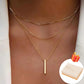 Collier multicouche élégant avec pendentif délicat