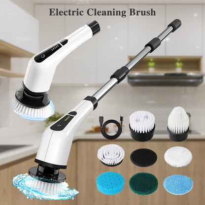 🧼 PROMO LIMITÉE 50% DE RÉDUCTION ! 💥 Brosse Nettoyage Rotative Électrique – Multifonction, Sans Fil, Longue Autonomie ✨