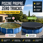 Bâche imperméable pour piscine hors sol en tissu Oxford 210D