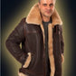 📢📢50% de réduction !!! ✨VESTE BOMBER EN PEAU DE MOUTON