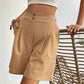 Short d'Été à Taille Haute et à Jambe Large pour Femmes