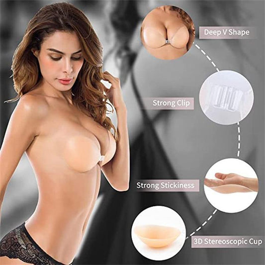 🥳Soutien-Gorge Adhésifs à Fronces Invisibles