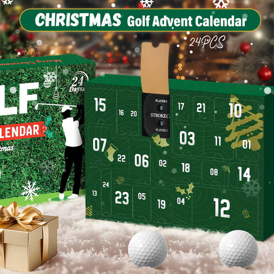 🎄⛳️ Calendrier de l'Avent de Noël pour golfeurs, 24 pièces – Une surprise golfique chaque jour, améliorez votre jeu et profitez d'une qualité durable !