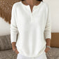 Women's Button V-Neck Knit Sweater