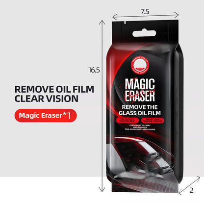 ✨ Éponge Magique pour Vitres de Voiture – Élimine en un seul geste films d’huile et traces d’eau ! Meilleure visibilité la nuit, formule douce pH 7 !