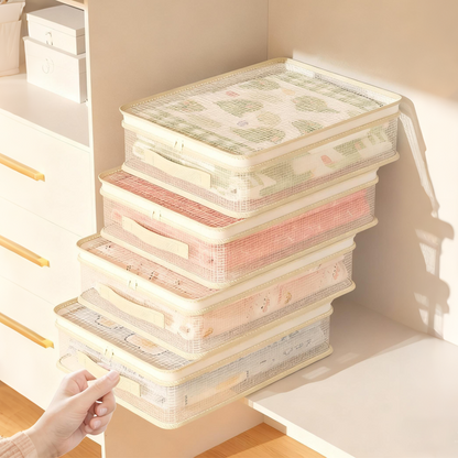 ✨ Sacs de rangement transparents pour placard – Vue claire et anti-poussière, parfaits pour les vêtements/la literie !