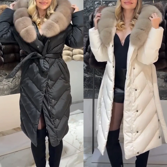 🎁 57% DE RÉDUCTION + Livraison Gratuite ! ✨💎 Manteau femme luxe décontracté avec col en fourrure