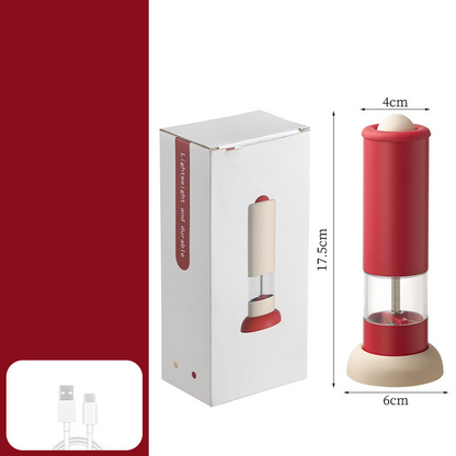 ⚡Offres spéciales Black Friday🧂Ensemble de moulins à sel et à poivre électriques rechargeables par USB - ✨Grain réglable et utilisation d'une seule main !