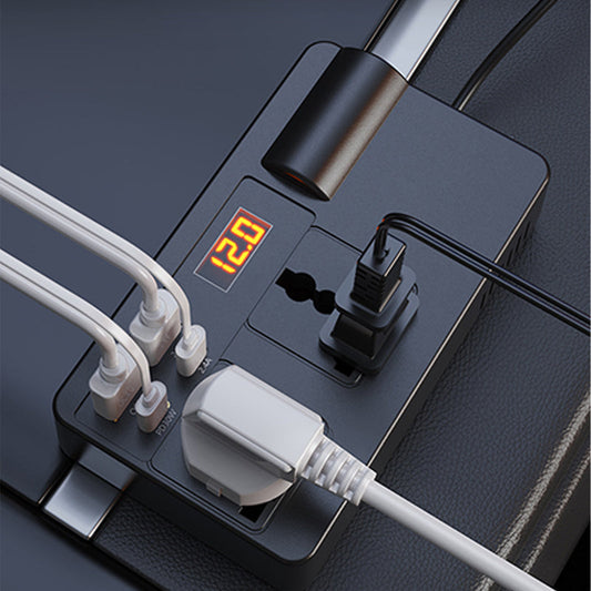 ⚡🔋Convertisseur portable pour voiture 12 V/24 V à 220 V avec affichage numérique