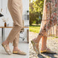 💎 Mules Mary Jane à Bout Carré Tissées – Respirantes, Confortables & Faciles à Enfiler 🌸👡