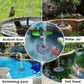 🔥Hot Sales 50% OFF🔥Fontaine solaire, pompe à eau submersible pour bain d'oiseaux avec 4 buses et panneau solaire de 1,4 W, idéale pour l'arrosage extérieur de bassins, piscines, jardins et aquariums.