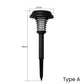 ✨Retour limité en été&Durée limitée 50% de réduction✨🚫🦟Solar Mosquito Zapper Lamp Stake（副本）