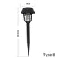 ✨Retour limité en été&Durée limitée 50% de réduction✨🚫🦟Solar Mosquito Zapper Lamp Stake（副本）