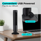🌀Ventilateur tour USB portable à 3 vitesses – compact, puissant et polyvalent – idéal pour le bureau, la chambre et les déplacements.
