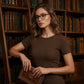 T-shirt à manches courtes et col rond pour femme
