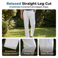 Pantalon droit décontracté pour homme