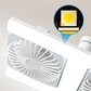🌀💡Ventilateur de plafond avec éclairage LED 2-en-1 – Double système de refroidissement, ultra-lumineux, installation sans outils
