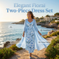 🌸👗Ensemble deux pièces fleuri élégant pour femme – le look parfait pour les vacances d'été✨