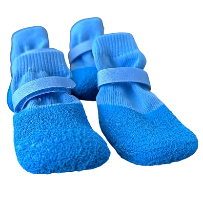 🐶✨ PROMO -50% ! Chaussettes Chien Antidérapantes Imperméables – Semelle Caoutchouc Étanche, Adhérence Texturée, Sangle Ajustable, Tricot Respirant · 5 Coloris · S/M/L · 1 Acheté 1 Offert 🐾