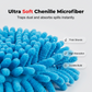🧹 Têtes de rechange pour balai à franges rotatives en chenille – Recharges en microfibre ultra-absorbantes | Utilisation humide et sèche | Lavables en machine | Compatibles avec la plupart des balais à franges rotatives ✨