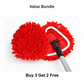 🧹 Têtes de rechange pour balai à franges rotatives en chenille – Recharges en microfibre ultra-absorbantes | Utilisation humide et sèche | Lavables en machine | Compatibles avec la plupart des balais à franges rotatives ✨