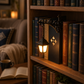 🏆 50 % DE RÉDUCTION EN CE MOMENT ! 💝Serre-livres Lampadaire Rétro Miniature avec Lumière