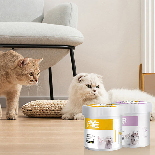 ✨ Surprise – 50 % de réduction ! 🐈🐕 Des lingettes nettoyantes naturelles à base de plantes pour les yeux et les oreilles de votre animal.