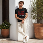 👕 50% DE RÉDUCTION ! 🎁 T-Shirt Noir Allemand – Polyester – Slogan Humoristique Double Face for Homme