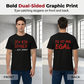 👕 50% DE RÉDUCTION ! 🎁 T-Shirt Noir Allemand – Polyester – Slogan Humoristique Double Face for Homme