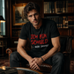 👕 50% DE RÉDUCTION ! 🎁 T-Shirt Noir Allemand – Polyester – Slogan Humoristique Double Face for Homme
