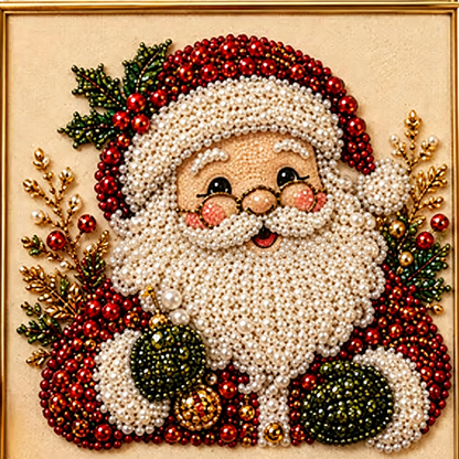 🎄🎅 Kit de peinture de Noël à perles et strass, loisir créatif pour enfants et adultes, décoration festive brillante pour les fêtes ✨