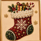 🎄🎅 Kit de peinture de Noël à perles et strass, loisir créatif pour enfants et adultes, décoration festive brillante pour les fêtes ✨