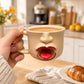 Mug en céramique humoristique avec langue tirée
