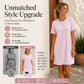 Robe t-shirt ample d'été pour femme, avec poches