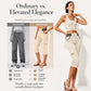 Pantalon capri cargo taille haute pour femme