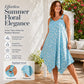 ✨🛍️Nouveauté – Robe longue sans manches à imprimé marguerites – Confort respirant et ambiance vacances décontractée 🍃