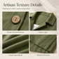 Chemise rétro ample à boutons pour femme