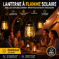 ☀️ Lanterne solaire à flamme vacillante – étanche et automatique – lumière chaude réaliste, parfaite pour les terrasses, les jardins ou les allées – aucun câble nécessaire 🌙