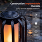 ☀️ Lanterne solaire à flamme vacillante – étanche et automatique – lumière chaude réaliste, parfaite pour les terrasses, les jardins ou les allées – aucun câble nécessaire 🌙