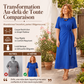 Robe midi élégante pour femme avec lien de taille réglable