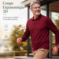 🔥49% DE RÉDUCTION ! 🍂 Chemise à Col Rayé 2 Pièces - Style Automne/Hiver en Coton Respirant et Confortable 👔📦