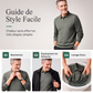 🔥49% DE RÉDUCTION ! 🍂 Chemise à Col Rayé 2 Pièces - Style Automne/Hiver en Coton Respirant et Confortable 👔📦