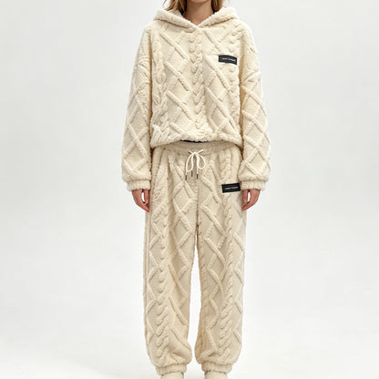 ❄️ Douceur d’Hiver | Ensemble Femme 2 Pièces Texturé & Cocooning⚡ Livraison gratuite